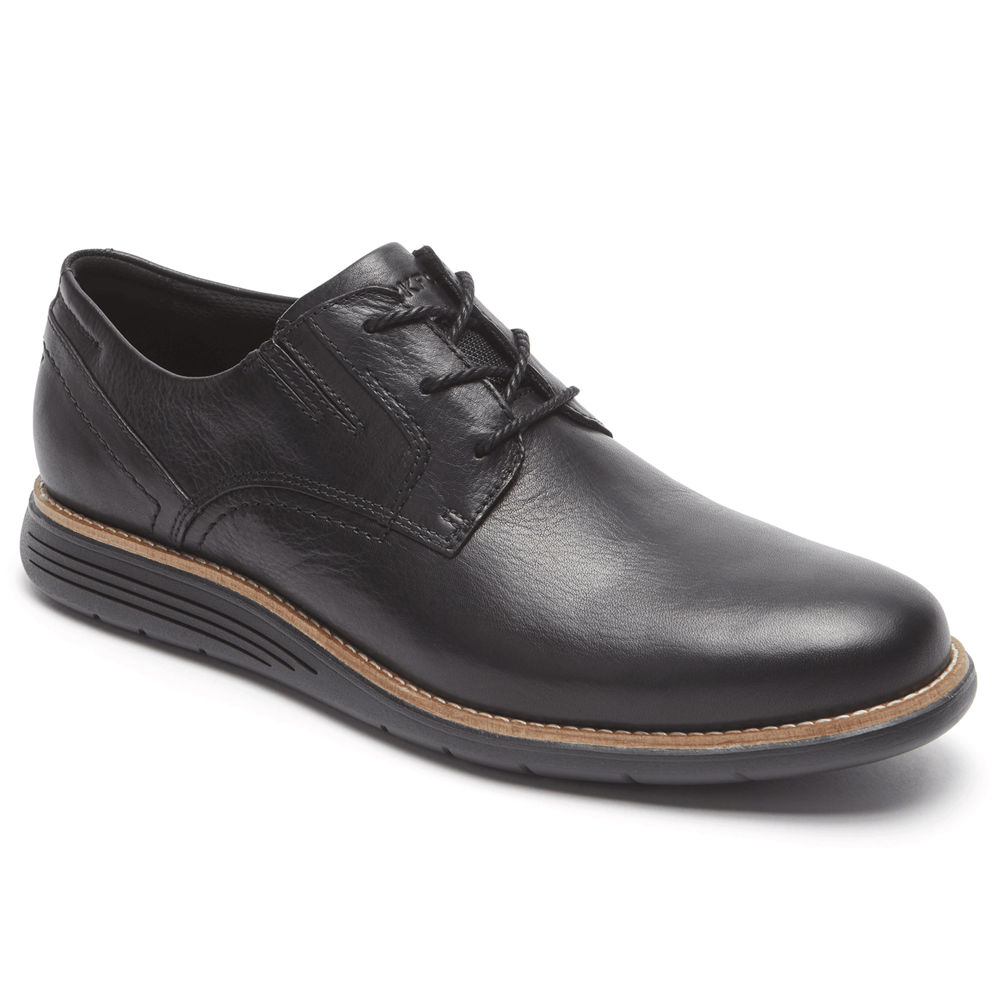 Rockport Pen Sko Herre Svart - Total Motion Sport Plain Toe - QHZV26709